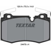 Textar 2447801 Bremsbelagsatz FüR Mini Clubman Clubvan R58 R59 R56 R57 R55