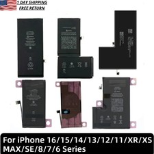 Lithium Battery Replacement For iPhone 16 15 14 13 12 11 Pro Max XR Xs Max 8 Lot