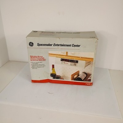 VTG GE Spacemaker UNDER CABINET Kitchen AM/FM  Stereo Cassette Player 7-4275