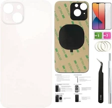13 Back Glass Replacement for iPhone 13 Back Cover Glass 6.1 Inch with Pre