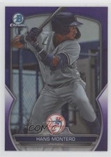 2023 Bowman Draft Chrome Purple Refractor 82/250 Hans Montero #BDC-12 6fs
