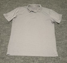 Anetik Men  s L Grey Polo Shirt Stretch Outdoor Stretch UV 30 UPF Sun Protect