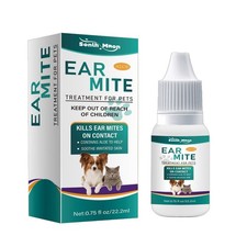 Dog Ear Cleaner Pet Ear Cleaning Oil Softens The Ear Canal, Removes Mites