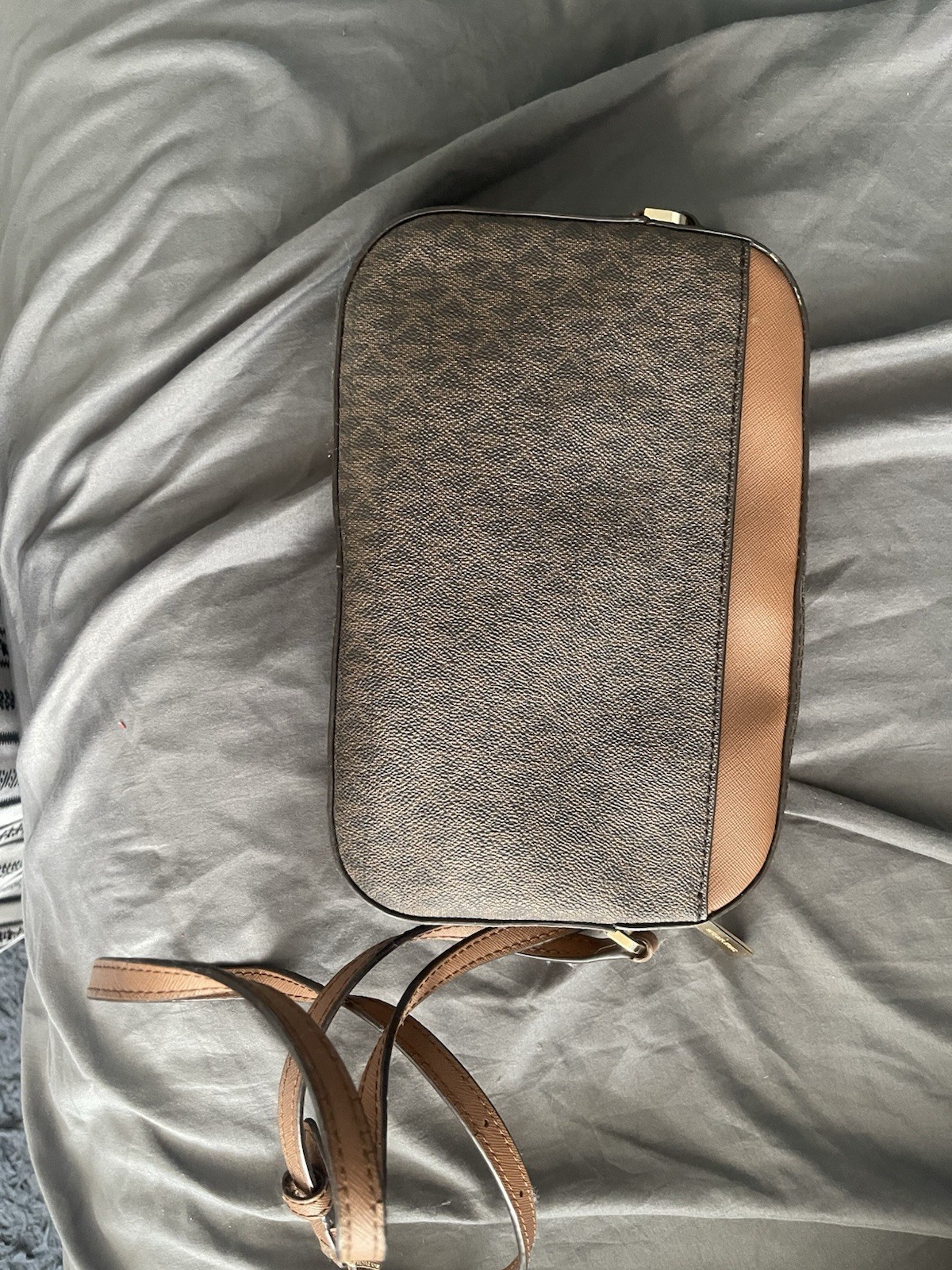 Authentic Michael Kors Brown Crossbody Purse - image 2