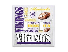 Minnesota Vikings Subway Art Standard Double Light Switch Cover NFL Football