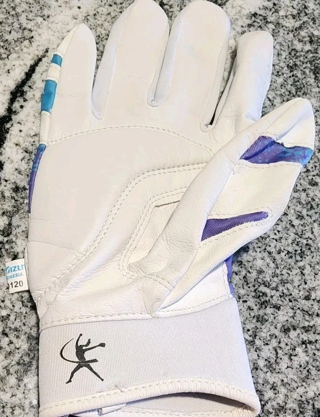 MIZUNO SOFTBALL BATTING GLOVE JENNIE FINCH WOMENS SIZE SMALL RIGHT HAND WHITE  - Image 4 of 4
