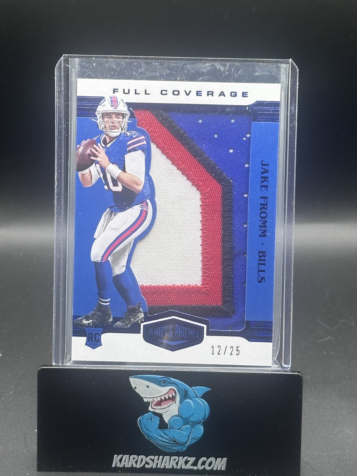 Jake Fromm Panini Plates & Patches Full Coverage Memorabilia #FC8 Blue