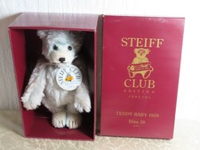 Steiff Bear Teddy Steiff Club Edition 1992 Baby Teddy With Original Packaging