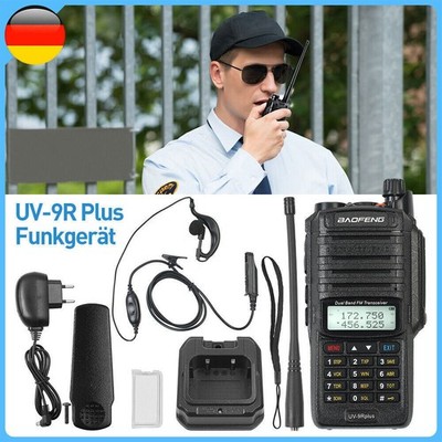 BaoFeng UV9R plus 15W Dual Band V/UHF 2 Way. Walkie Talkie Handfunkgerät 1PCS