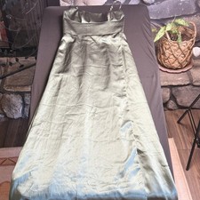 Azazie Bridesmaid Dress Eucalyptus Metallic Satin A2