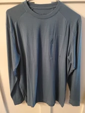 DUCK CAMP MENS ROCKPORT CREW  MEDIUM BRAND NEW ADMIRAL BLUE TAGS CUT OFF OG 