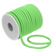 Flat Elastic Nylon Cord, 21.87 Yard 5 mm Stretchy Spandex Cord, Light Green