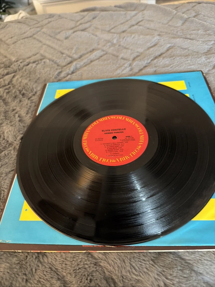 Elvis Costello ARMED FORCES 1979 Columbia JC 7509 LP Vinyl Columbia Records - Image 4 of 4