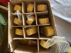 Decorative Unscented Wax Flower Pot Candles, Yellow/Green/Brown 12 Pack — photo 3