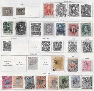 21 Brazil Stamps from Quality Old Antique Album 1850 1897