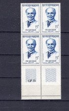 FRANCE ! BLOC de Timbre NEUFS de 1958 n°1144  Nicolle