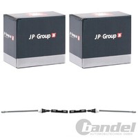 2X JP Group Handbremsseil Links+Rechts Passend FüR Ford Fiesta Focus Fusion Mazd