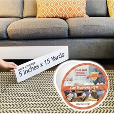 Cat Training Tape - 5"x15 Yard - Extra Wide Anti Cat Scratch Tape for Furniture