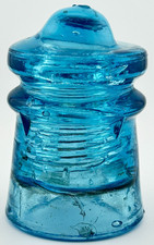 CD106.1 Cornflower blue insulator - Duquesne Glass Co.