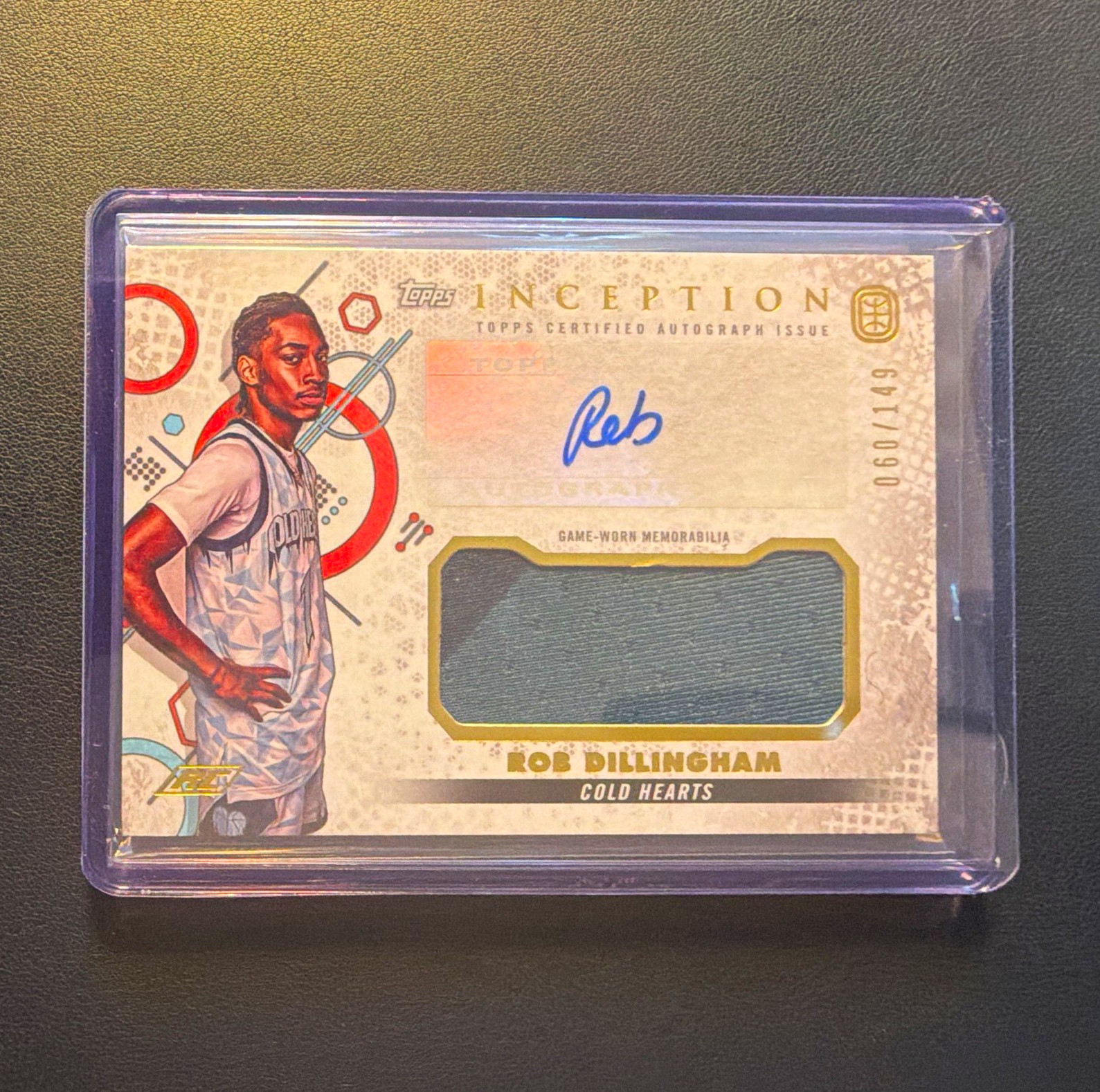 Topps 2022-23 Inception OTE Rob Dillingham RC Auto Relic /149 IARC-RD