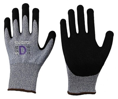 Vorteilspack Solidstar  Cut Schnittschutzhandschuh Level D Nitrilbeschichtung