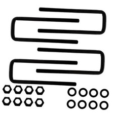 4 Pack Rear Leaf Spring Axle U-Bolt Kit  2-9/16" W x 9-5/8" L