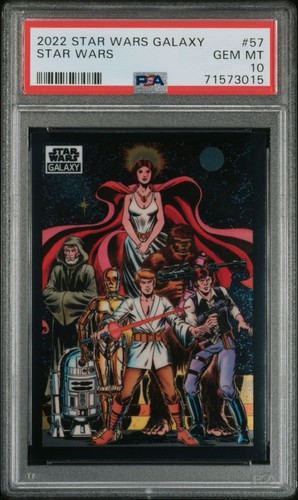 2022 Topps Star Wars Chrome Galaxy Star Wars #57 PSA 10 (17)