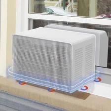 Window Air Conditioner Cover for U Shaped Window AC Unit Outdoor Full