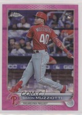 2022 Topps Chrome Update Pink Wave Refractor Simon Muzziotti #USC158 0jk3