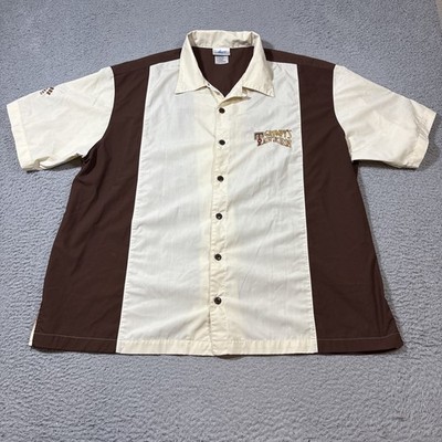VTG Disneyland Resort 2XL Grumpy s Tavern Embroidered Button Down Shirt