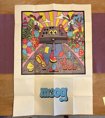 Moog Produktkatalog 2016, Faltposter ca 68x48 cm, Minimoog, Taurus, Moogerfooger