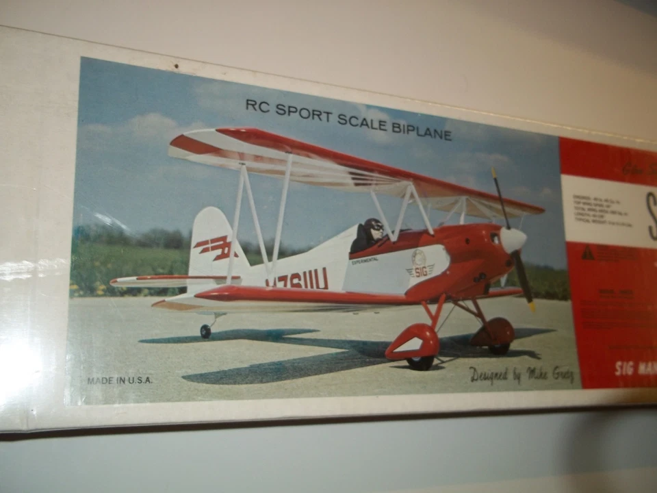 NEW IN THE BOX "SIG THE SMITH MINI PLANE" REMOTE CONTROL MODEL AIRPLANE KIT NEW - Image 3 of 4