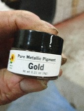 Gold True Metallic Pigment Powder for Epoxy Resin Art - .021oz,  388