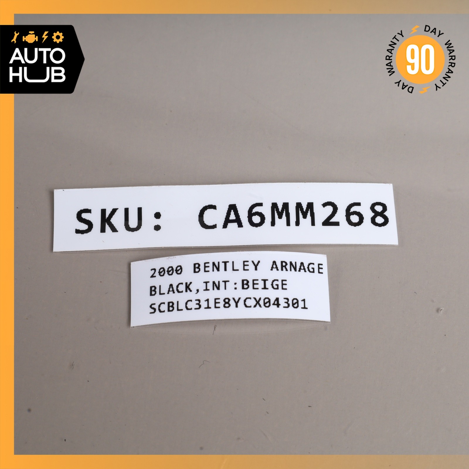 Bentley Arnage Le Mans Series 2000-2002 Electronic control unit