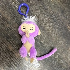 WowWee Fingerlings Purple Monkey Plush Clip-On Interactive Toy 2018