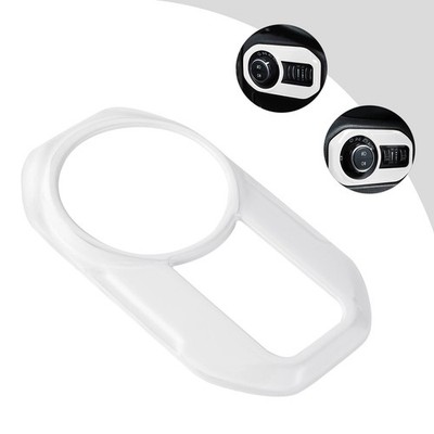 White Headlight Lamp Switch Button Cover Trim For Jeep Wrangler JL JT 2018~2021