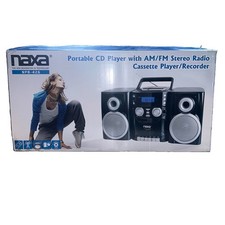 Naxa NPB-426 Portable CD Player with AM/FM Stereo Radio Cassette Player/Recorder