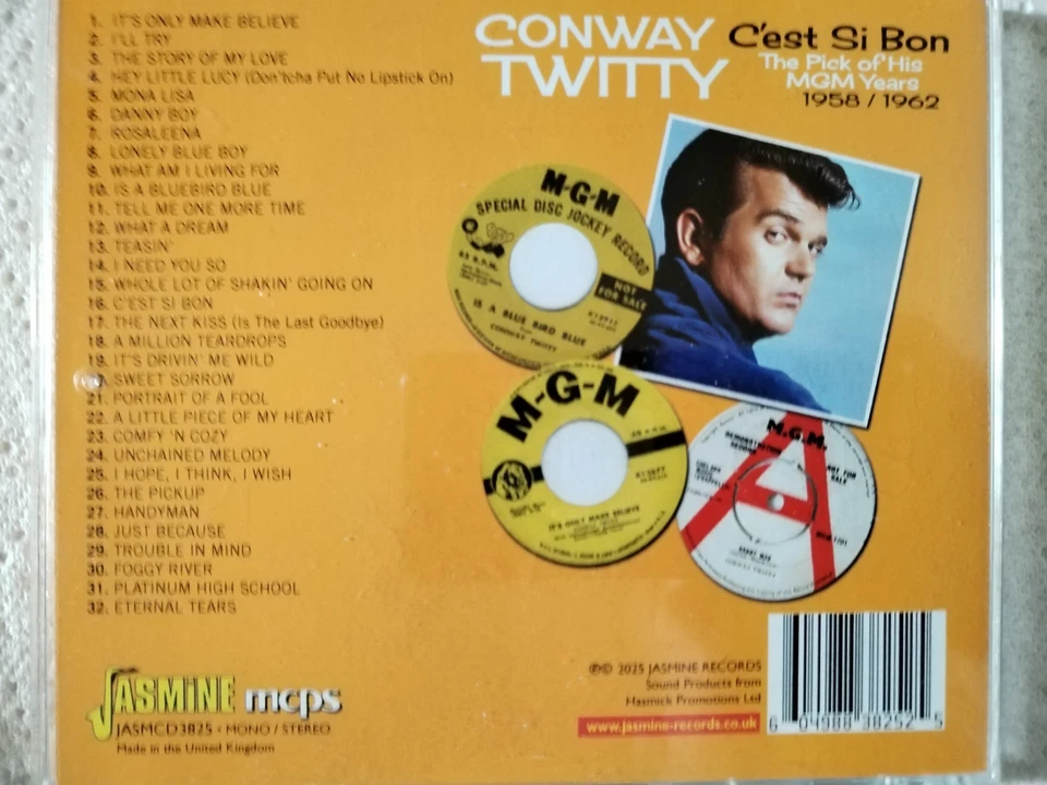 Conway Twitty (C'est si bon - MGM Years 1958 - 1962). - Photo 2/2
