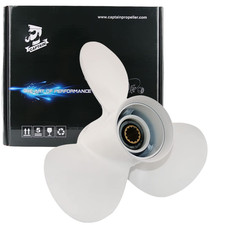 Hélice bateau moteur hors-bord aluminium Boatman 10 5/8X12 compatible avec moteurs Yamaha