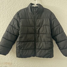The Children s Place Kids Black Puffer Jacket Size Small 5-6
