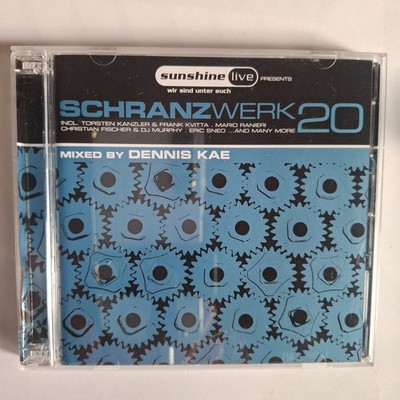 Schranzwerk 20 (2CD) Mixed by Dennis Kae Sunshine Live ZYX Music Techno Schranz