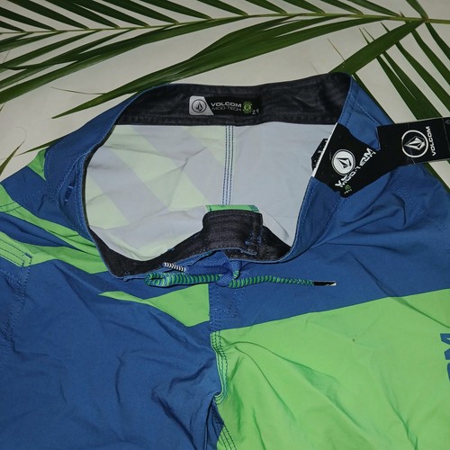 Volcom Men's Boardshorts Surf 29 Blue Green - Picture 3 of 4
