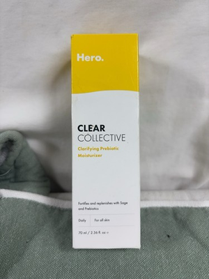 #ad #ad Hero Cosmetics Clear Collective Clarifying Prebiotic Moisturizer 70ml 2.36oz NIB $21.29