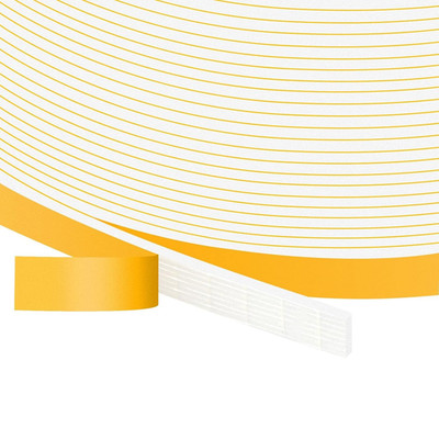 Ultradünne Fensterdichtung Weiß, 6mm x 1.5mm x 20m, Selbstklebend für Altbau-Fen