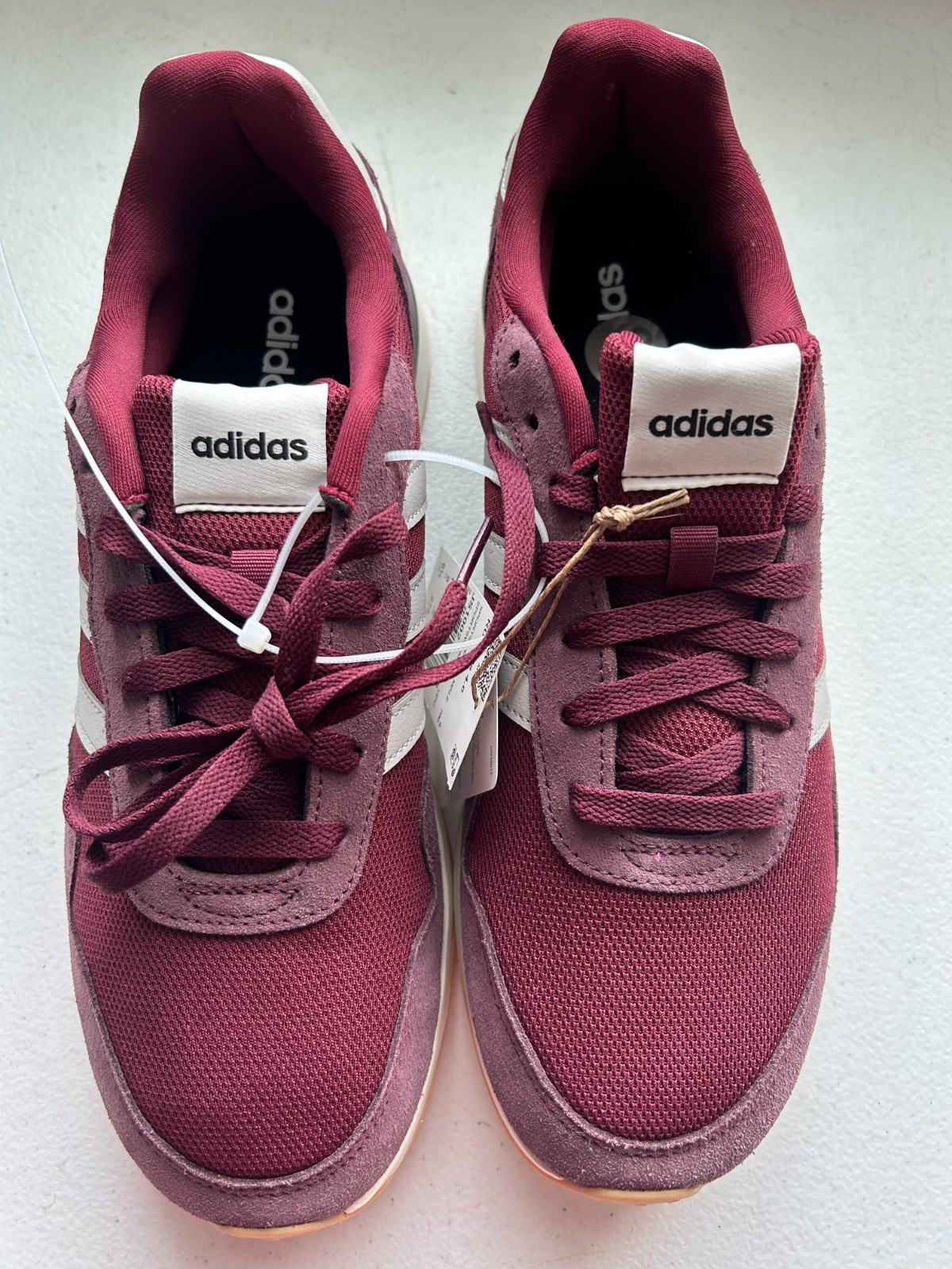 Mens Size 9.5 Us Maroon Burgundy