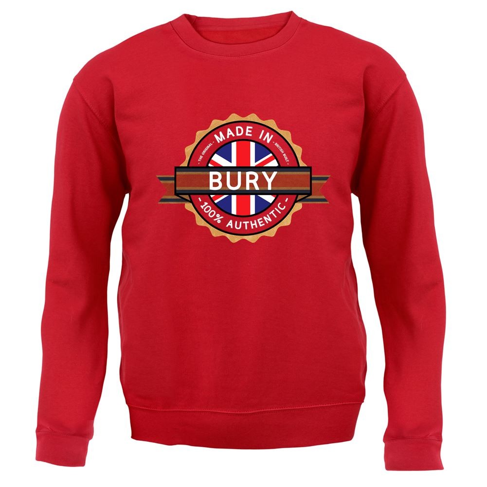 Hergestellt IN Begraben – Erwachsenen Hoodie / Pullover – Stadt Village Born