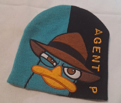 Phineas & Ferb Disney XD Agent P Black & Teal Beanje - Picture 8 of 8