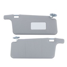 Labwork Interior Sun Visors Leftright Gray Color Lhd For Honda Civic 1996-2001