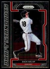 2021 Panini Prizm Draft Picks Zack Gelof DS-ZG Draft Standouts