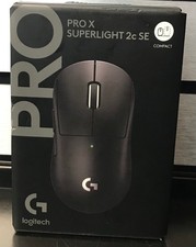 NEW Sealed Logitech G Pro X Superlight 2c SE Compact Wireless Gaming Mouse Black